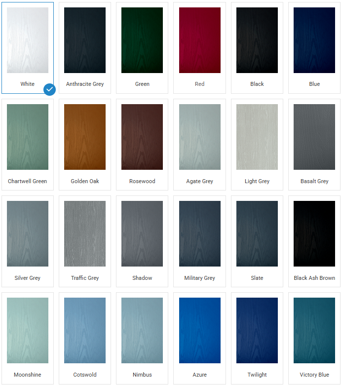 Composite door design colour